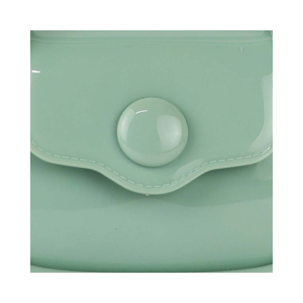 Women Trendy Glossy Mini Top Handle Sling Bag