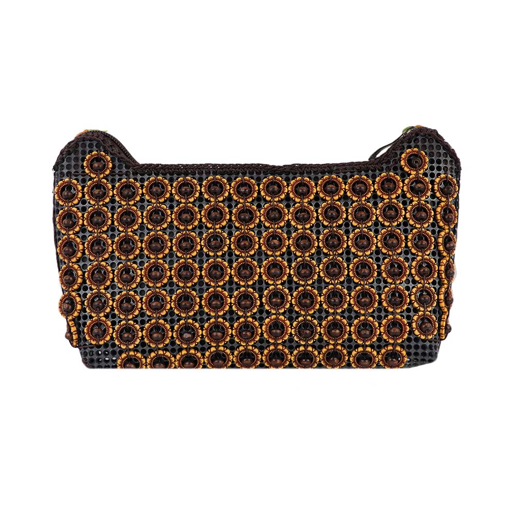 Beaded Sling Pouch Bag