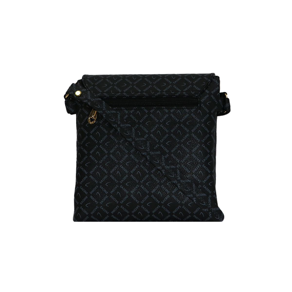 Printed Sling Bag for Women with Buckle Flap Closure