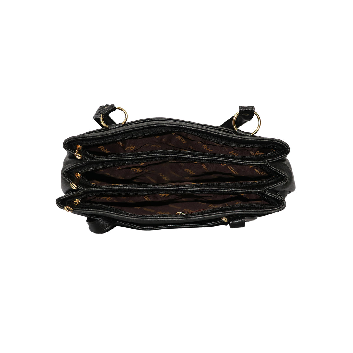 Multi-Compartment Shoulder Handbag for Women