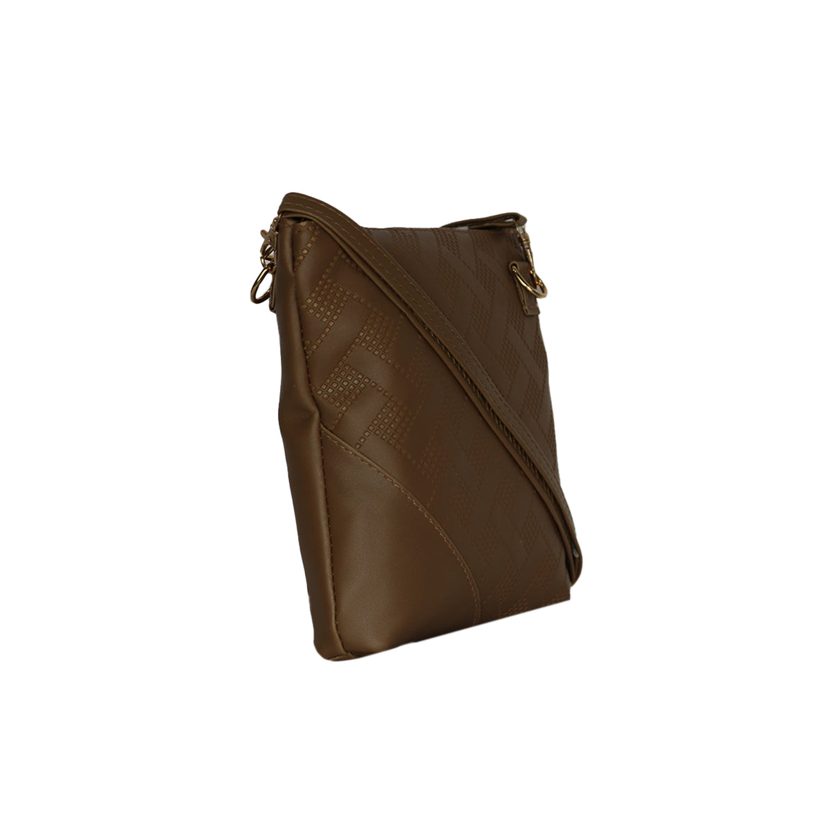 Textured Crossbody Sling Bag for Women with Adjustable Strap
