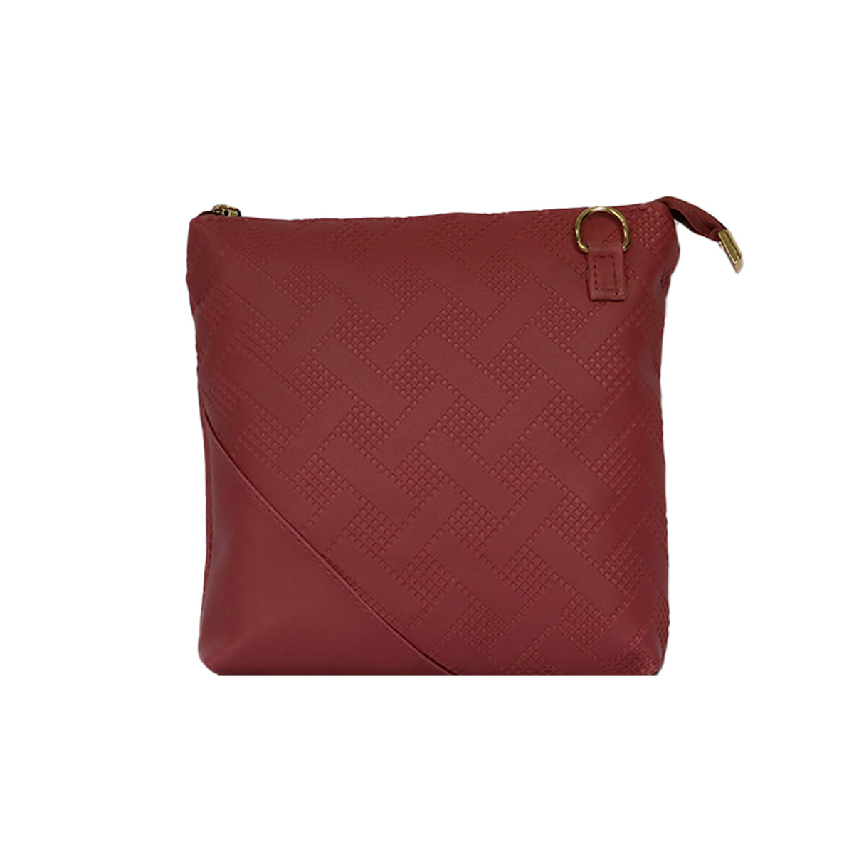 Textured Crossbody Sling Bag for Women with Adjustable Strap