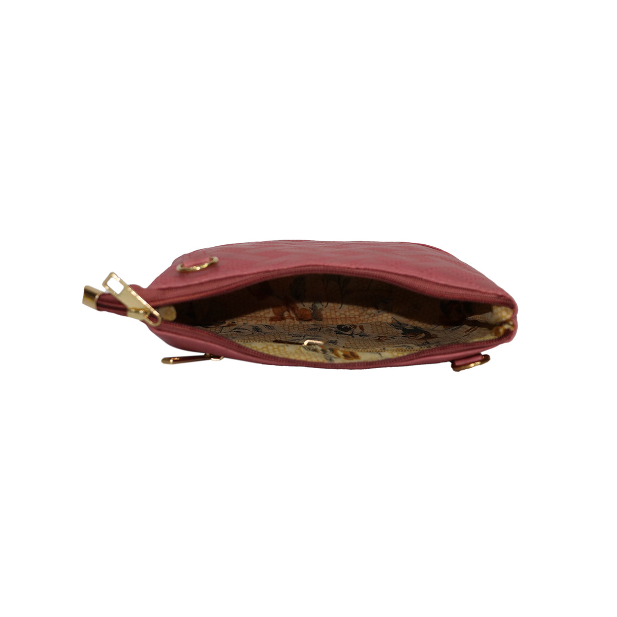 Textured Crossbody Sling Bag for Women with Adjustable Strap