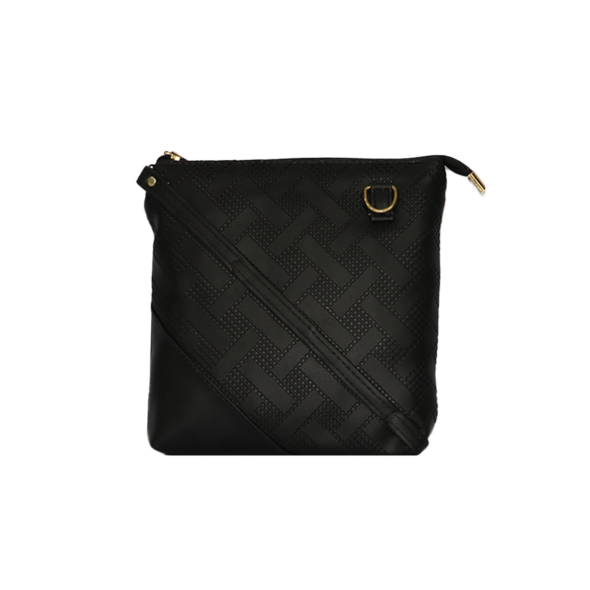 Textured Crossbody Sling Bag for Women with Adjustable Strap