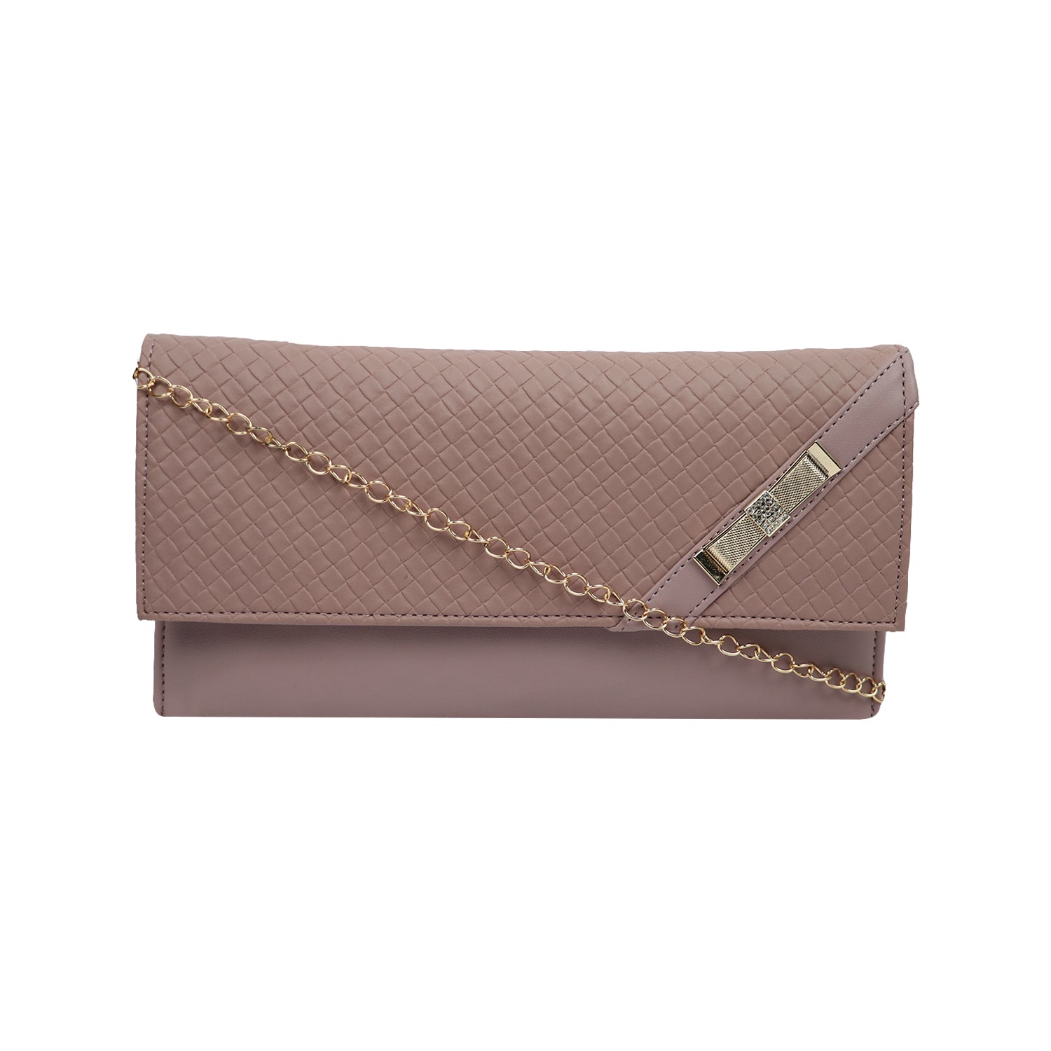 A sleek statement clutch designed - Dusty Pink