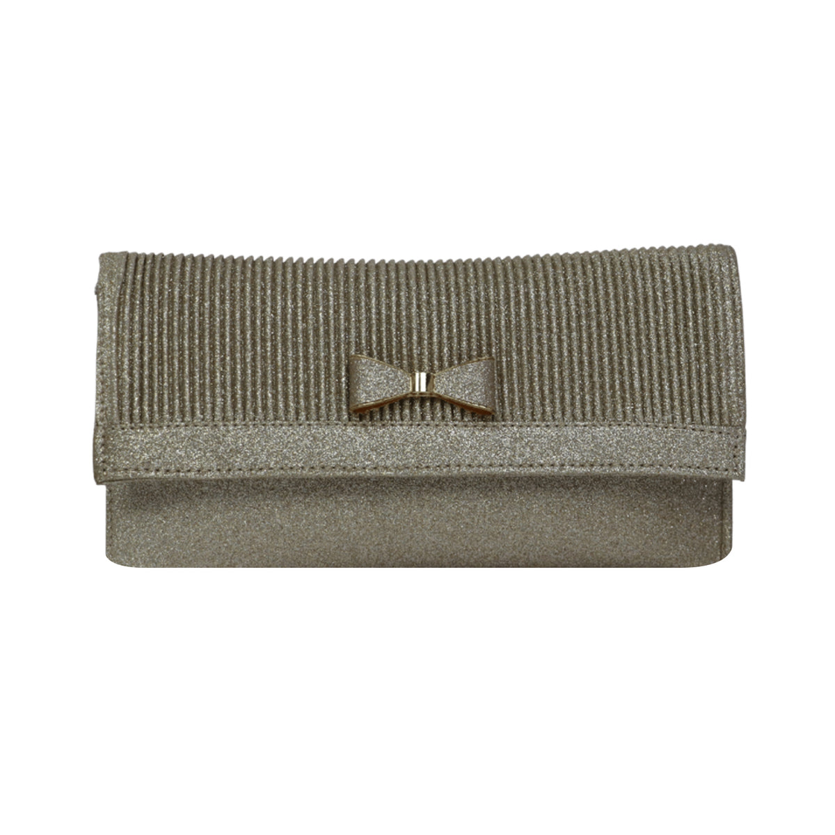 Glitter Bow Clutch Bag for Women | Party Evening Sling Clutch with Chain Strap