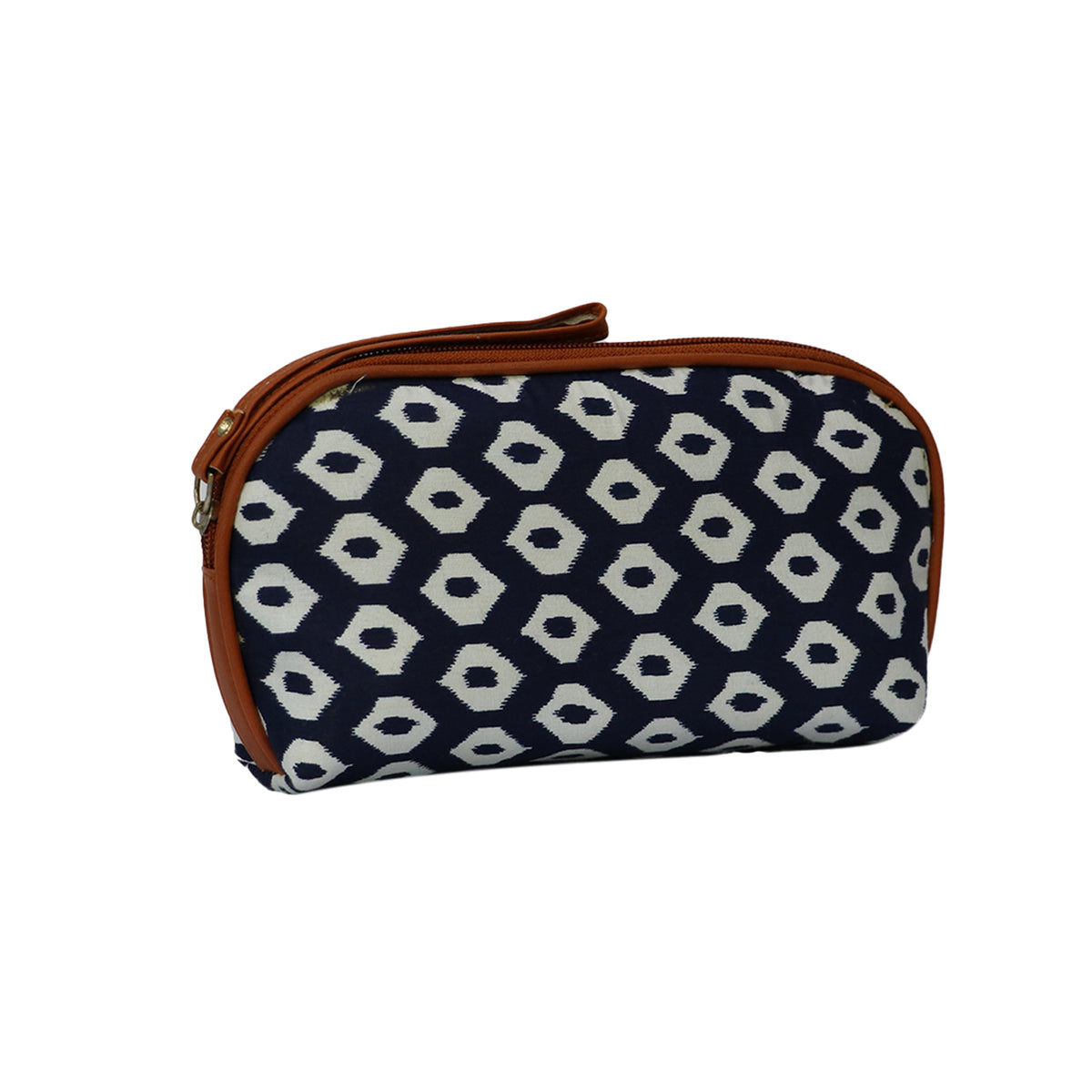 Printed Cosmetic Makeup Pouch Travel Organizer Bag with Wrist Strap