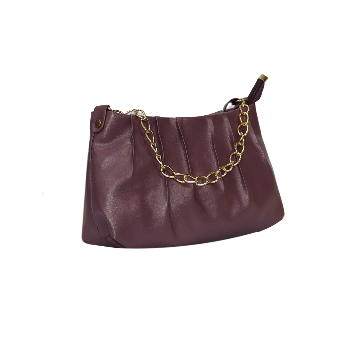 Chain Handle Handbag Stylish Shoulder Clutch Bag