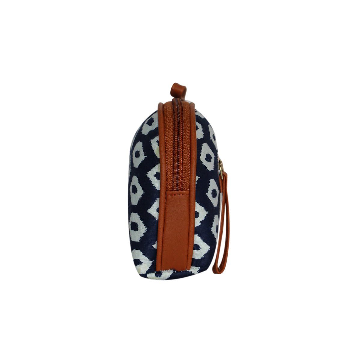 Printed Cosmetic Makeup Pouch Travel Organizer Bag with Wrist Strap