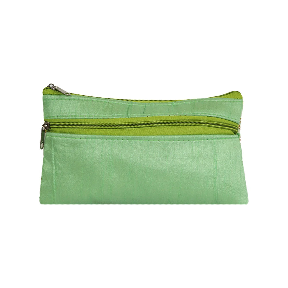 Embroidered Clutch Pouch for Women