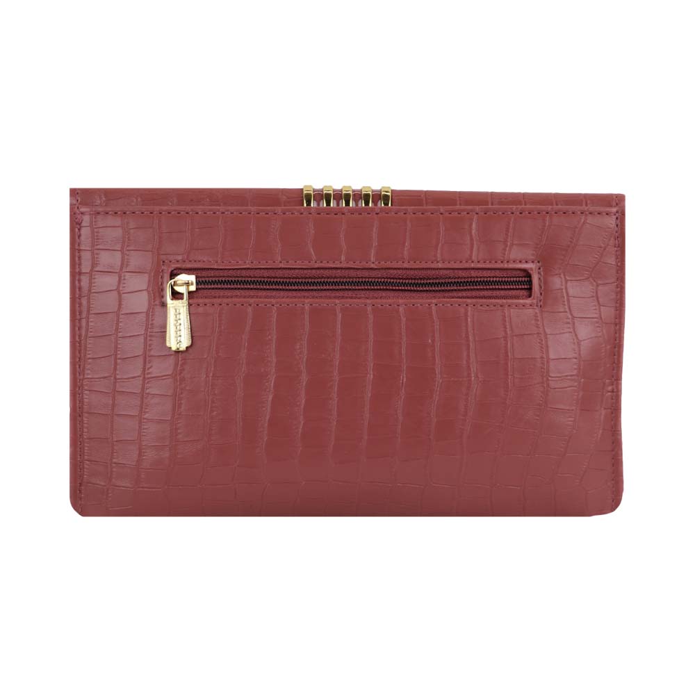Texture Clutch Sling Bag with Gold Chain Strap Party clutch