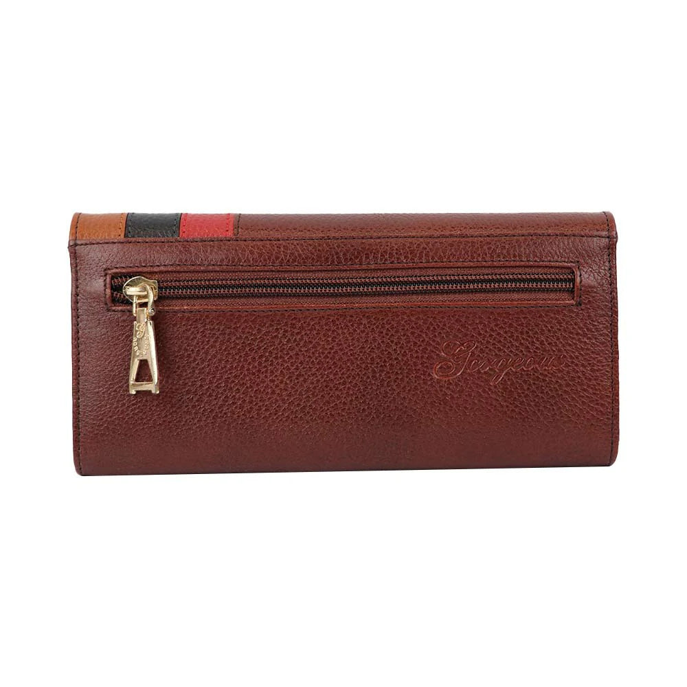 Women Long Wallet with Multiple Compartments