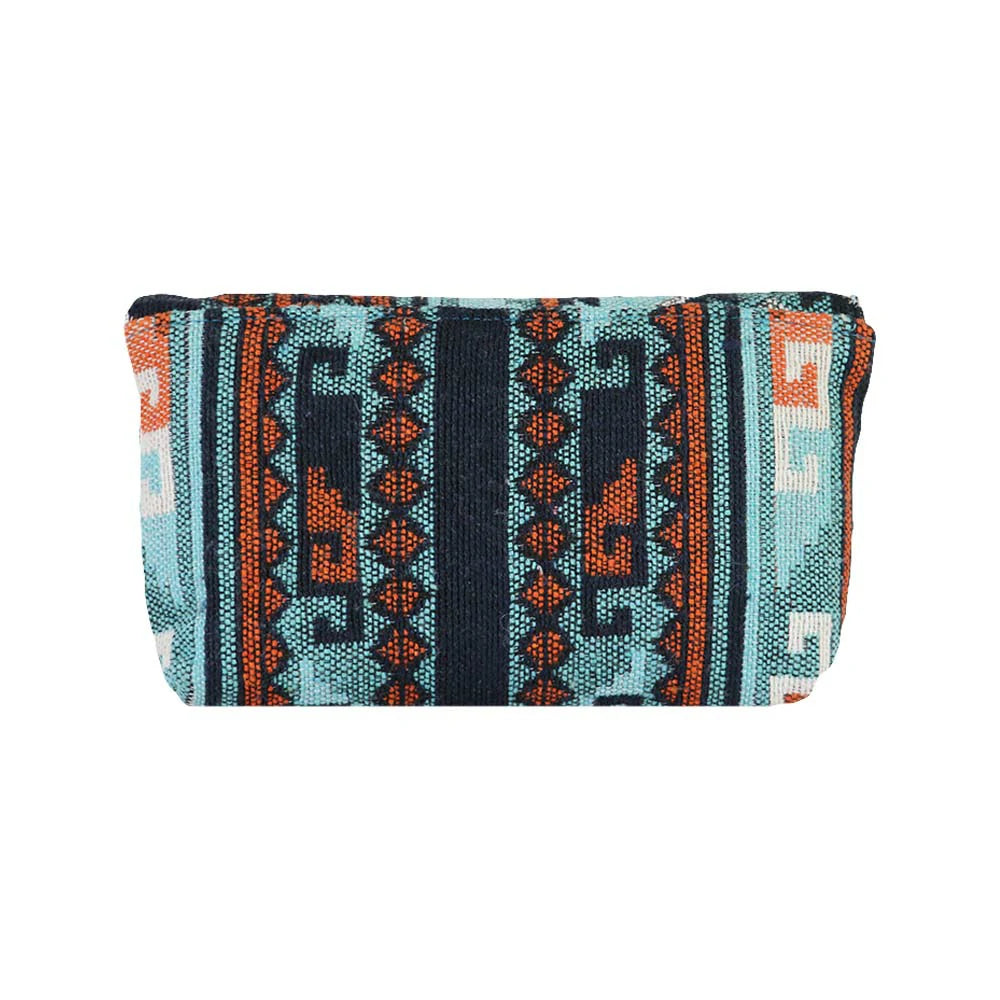 Women’s Multicolor Embroidered Clutch with Detachable Chain Strap