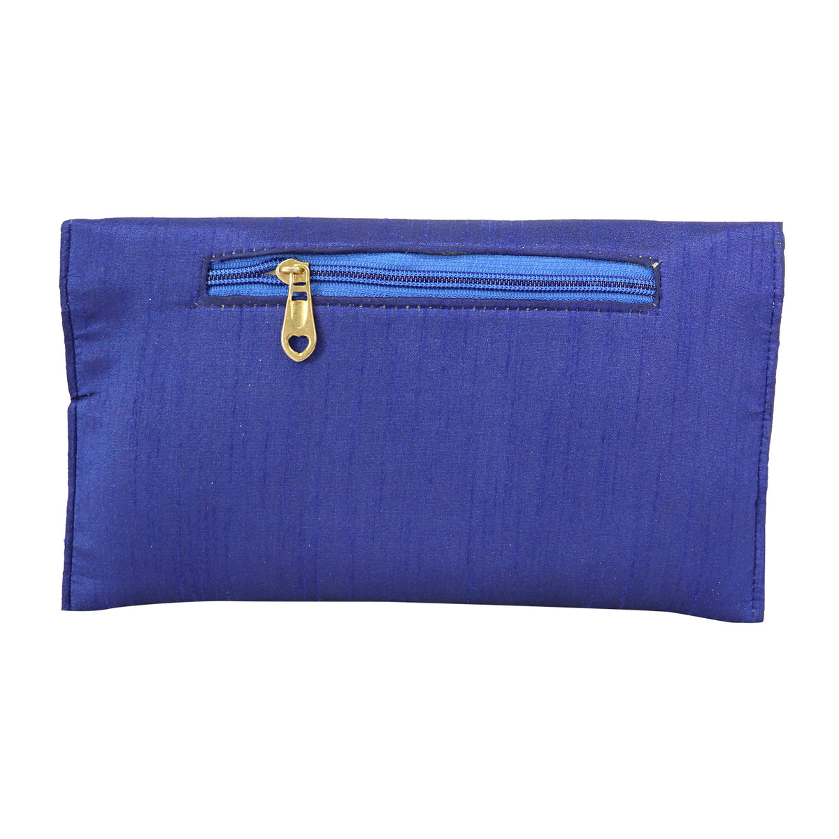 Women’s Woven Flap Clutch with Detachable Chain Strap