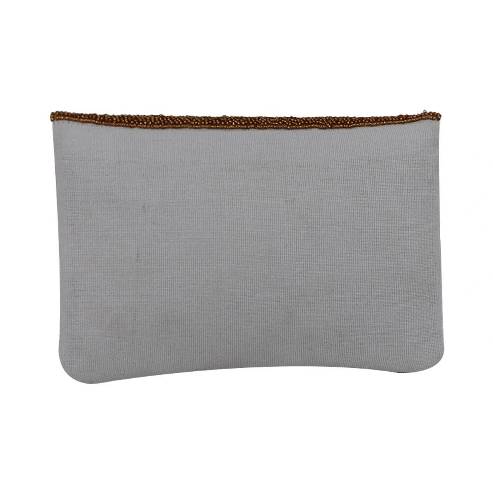 Women’s Bee Embellished Beaded Clutch with Detachable Chain Strap