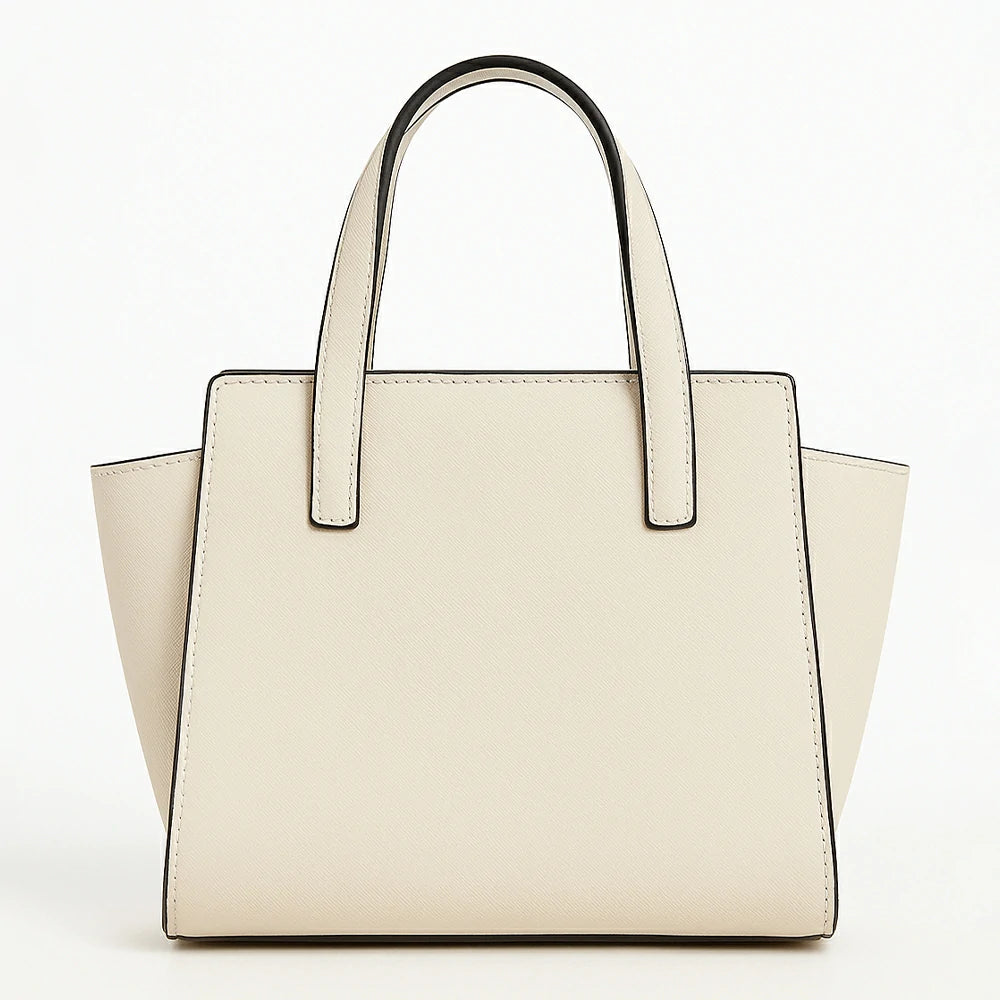 Mini Structured Handbag with Front Flap Pocket