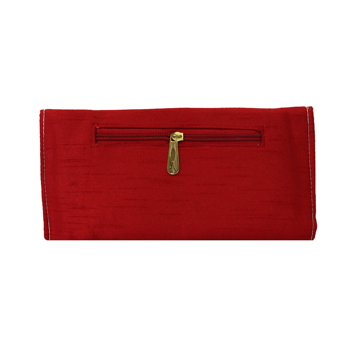Women’s Woven Flap Clutch with Detachable Chain Strap
