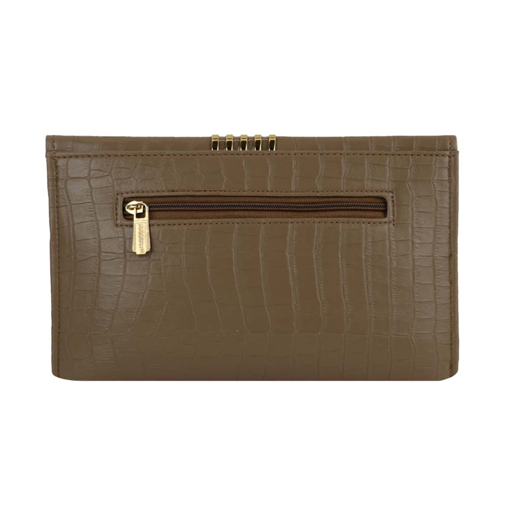 Texture Clutch Sling Bag with Gold Chain Strap Party clutch