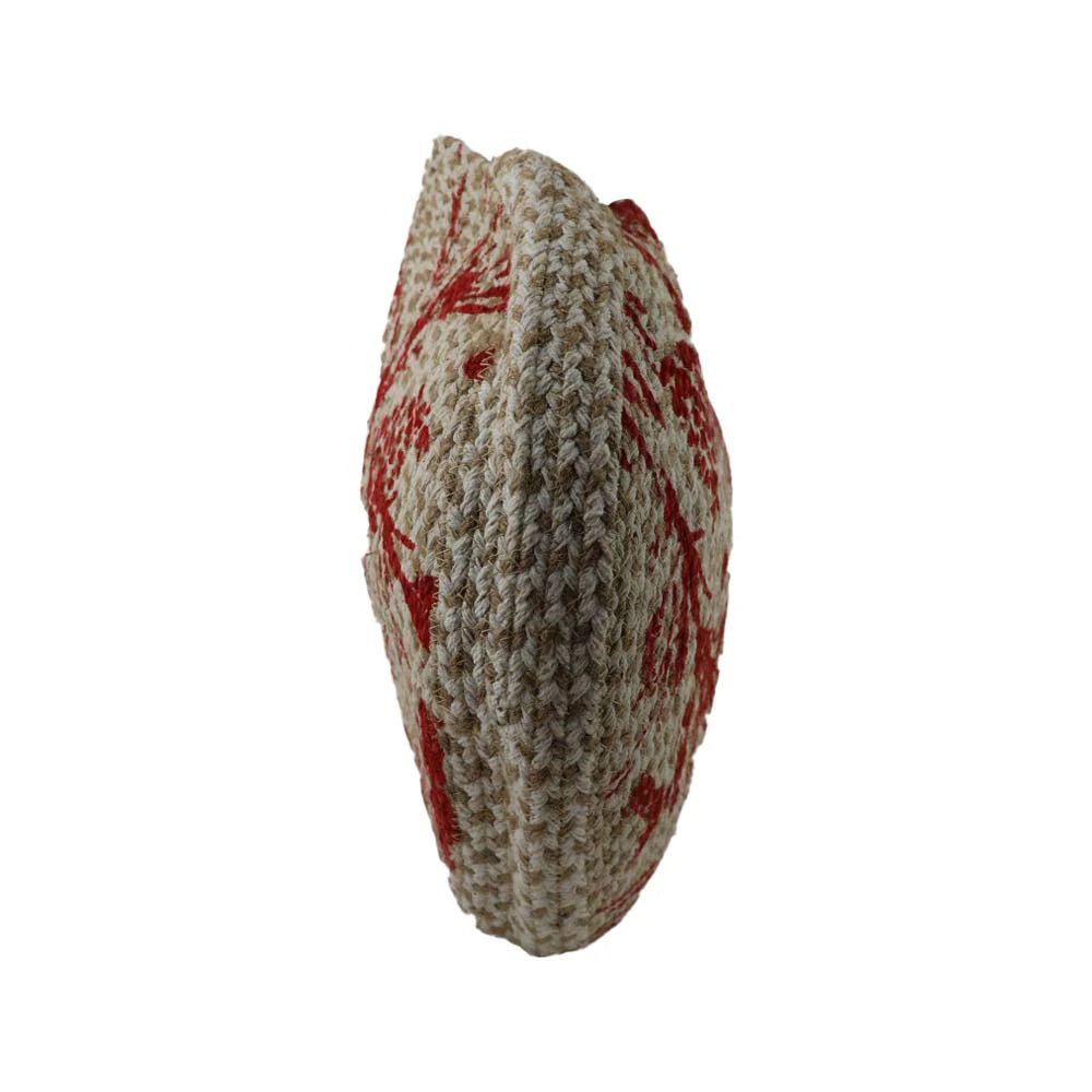 Women’s Round Jute Sling Bag with Rope Strap