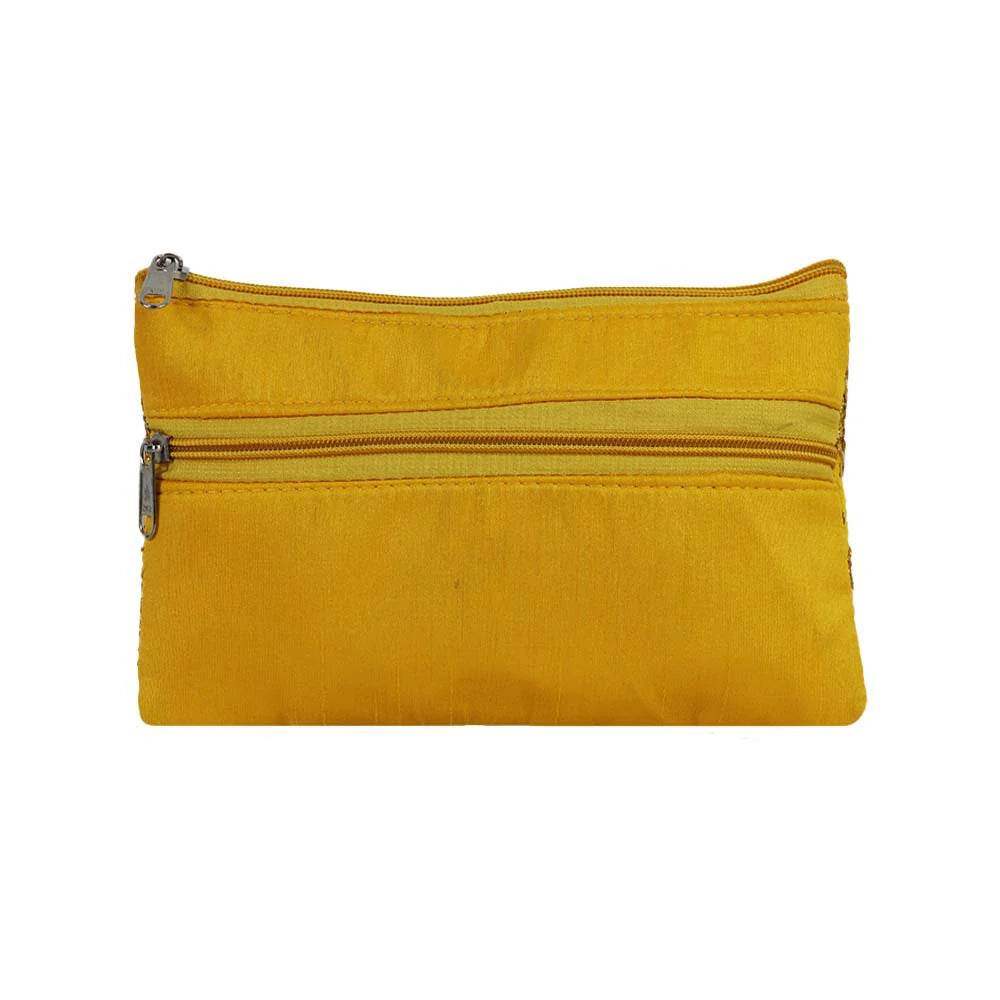 Embroidered Clutch Pouch for Women