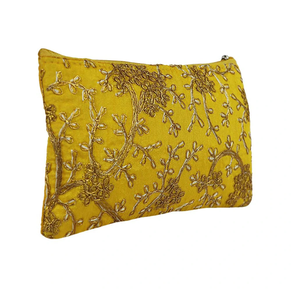 Embroidered Clutch Pouch for Women