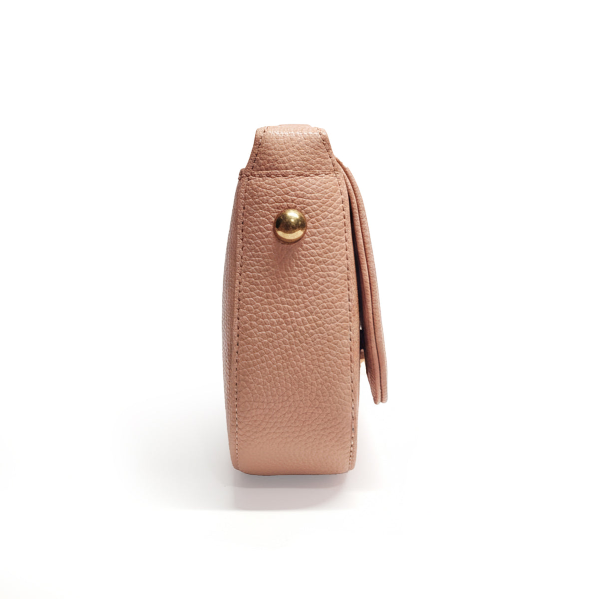 Elegant Textured Flap Shoulder Bag with Gold Chain Strap