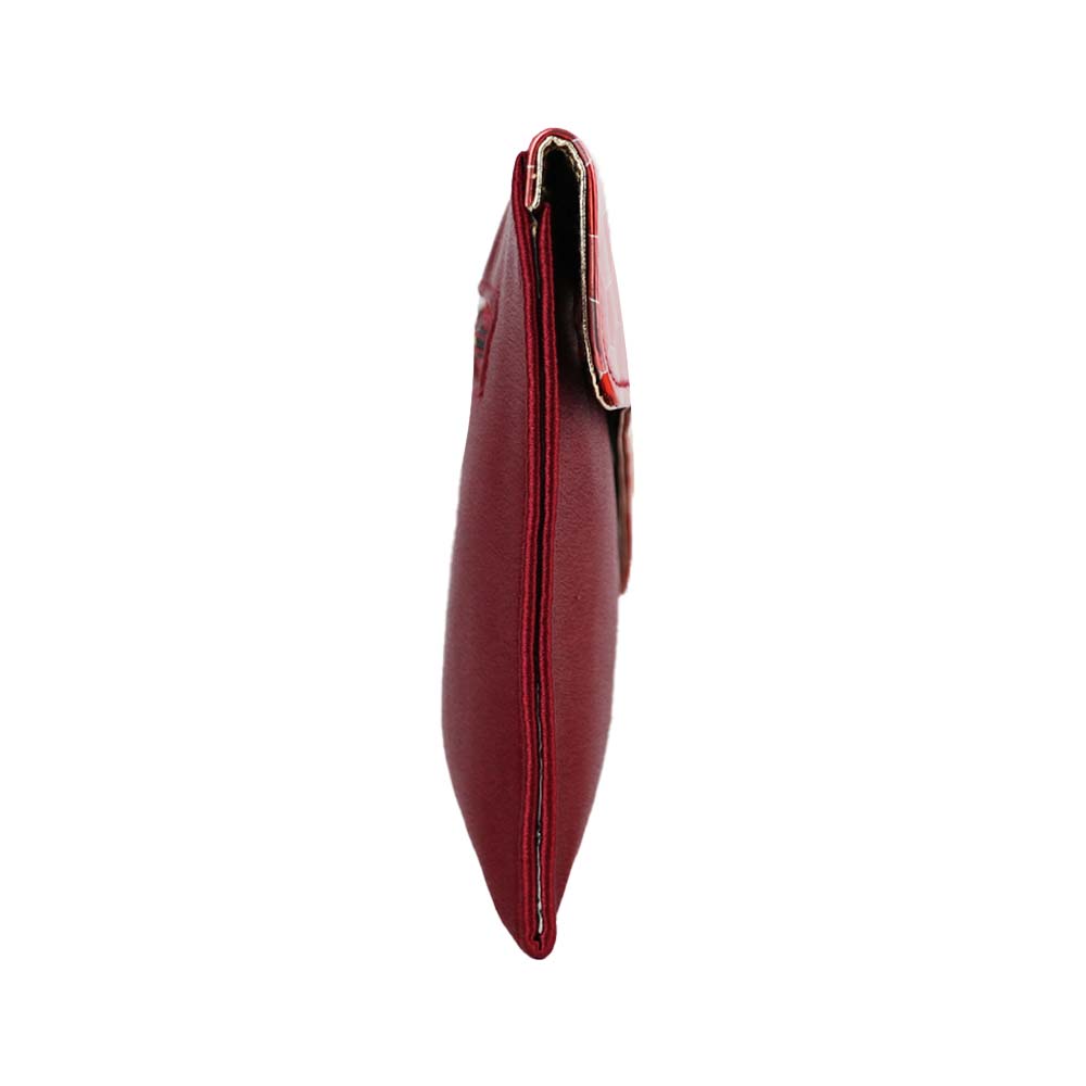 Texture Clutch Sling Bag with Gold Chain Strap Party clutch