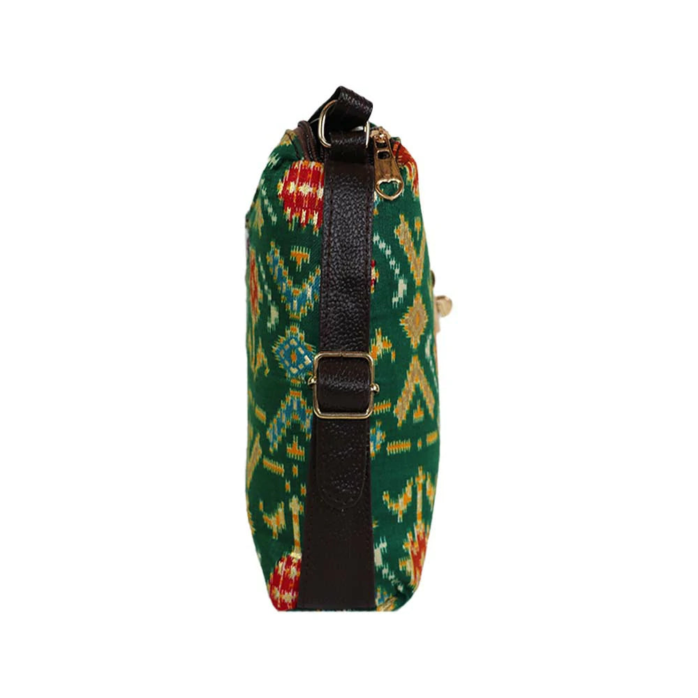 Printed Sling Bag for Women | Crossbody Handbag with Multiple Compartments | Stylish Daily Use Bag