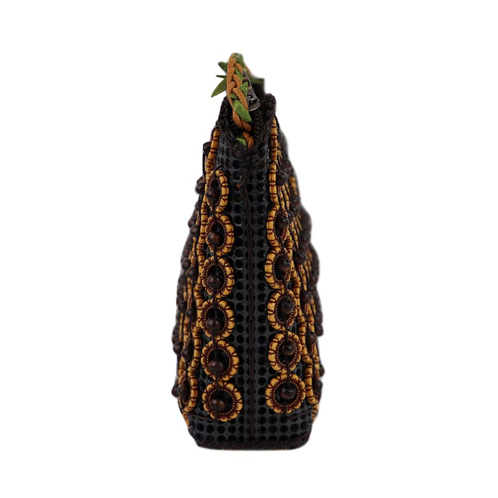 Beaded Sling Pouch Bag