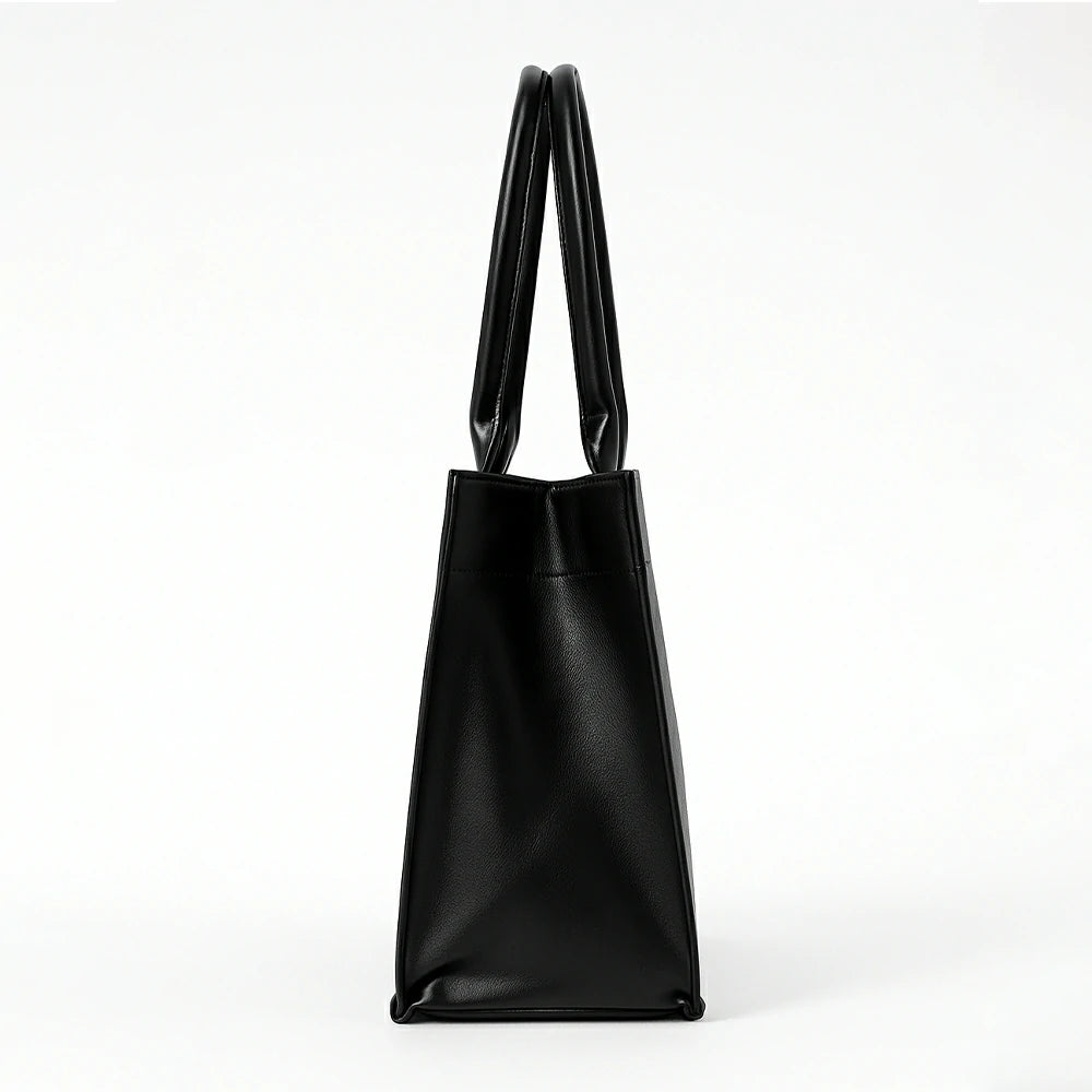 Glam Girl Houndstooth Canvas Tote
