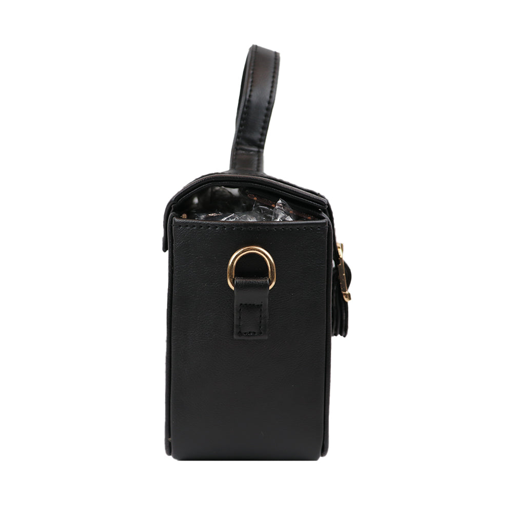 Satchel Handbag with Top Handle and Detachable Sling Strap Stylish