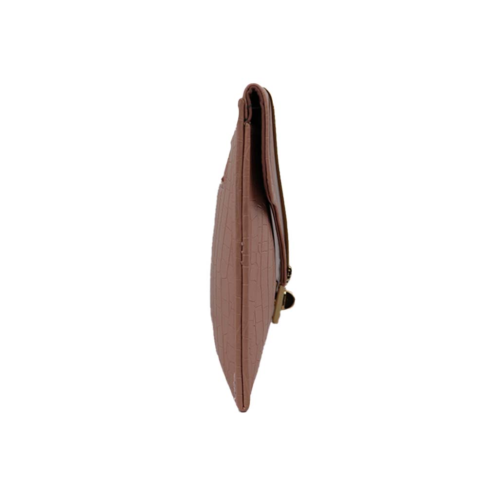 Texture Clutch Sling Bag with Gold Chain Strap Party clutch
