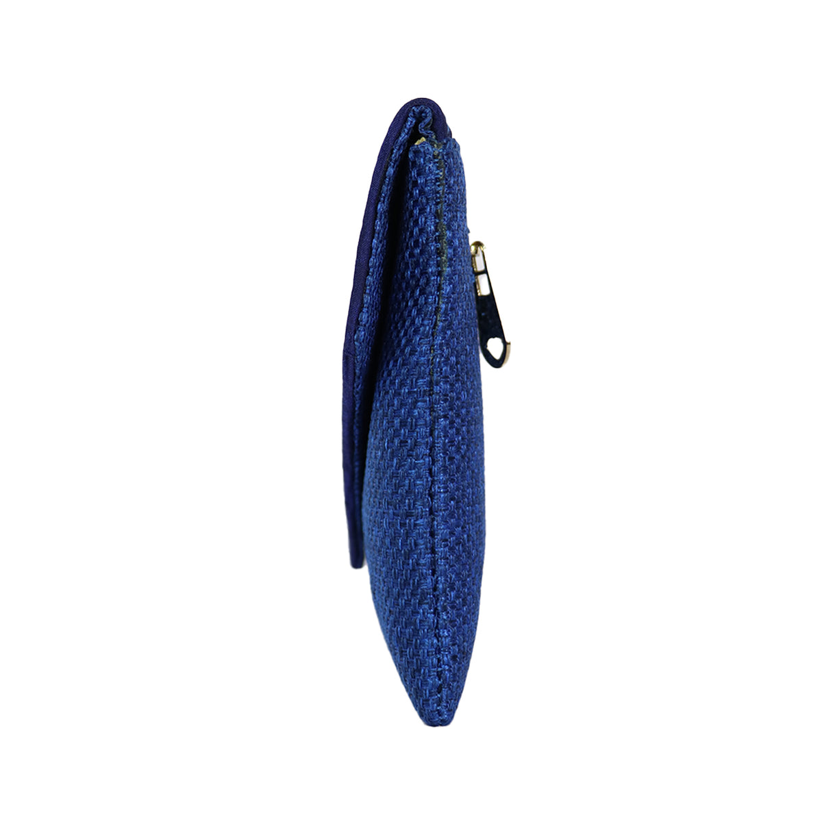 Women’s Woven Flap Clutch with Detachable Chain Strap