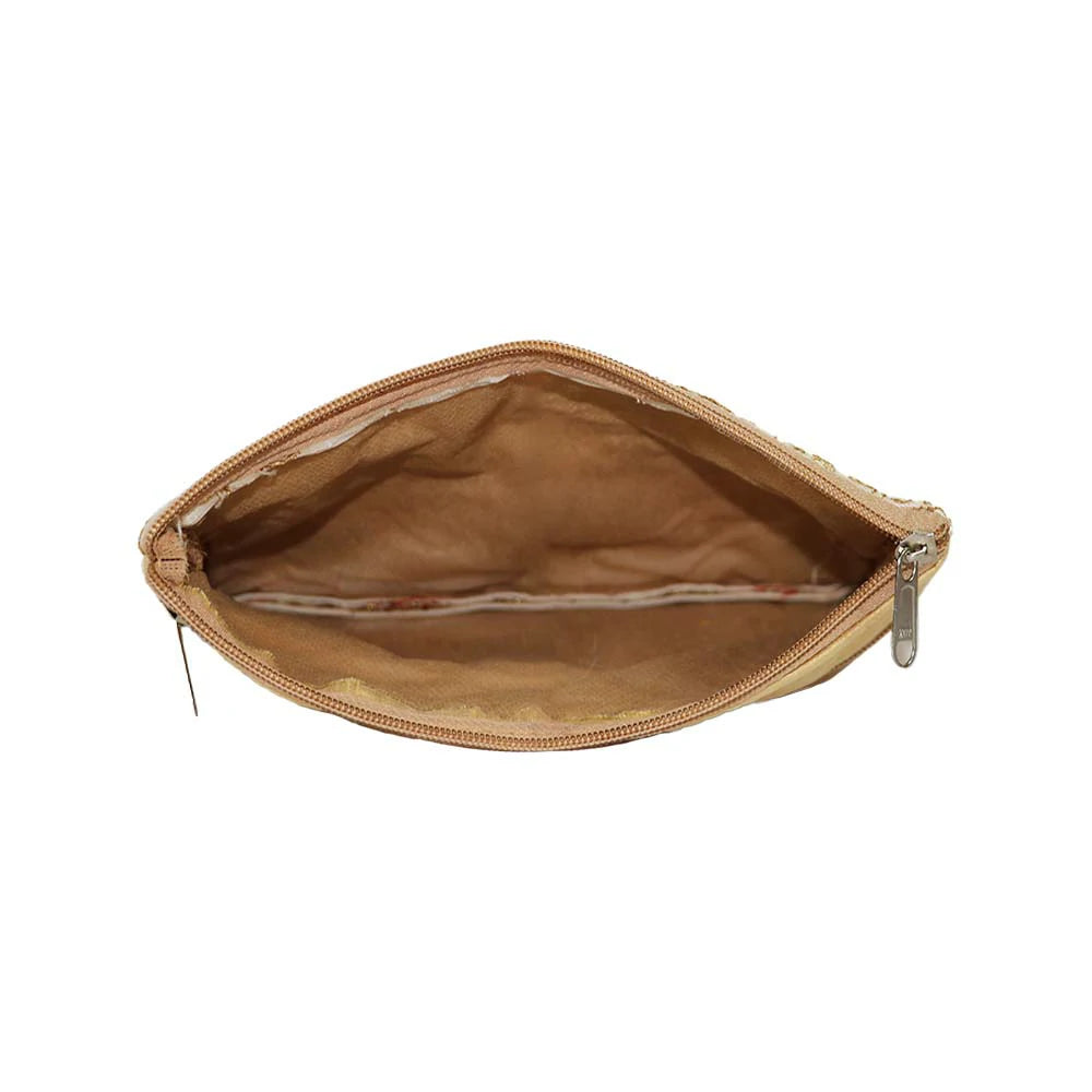 Embroidered Clutch Pouch for Women