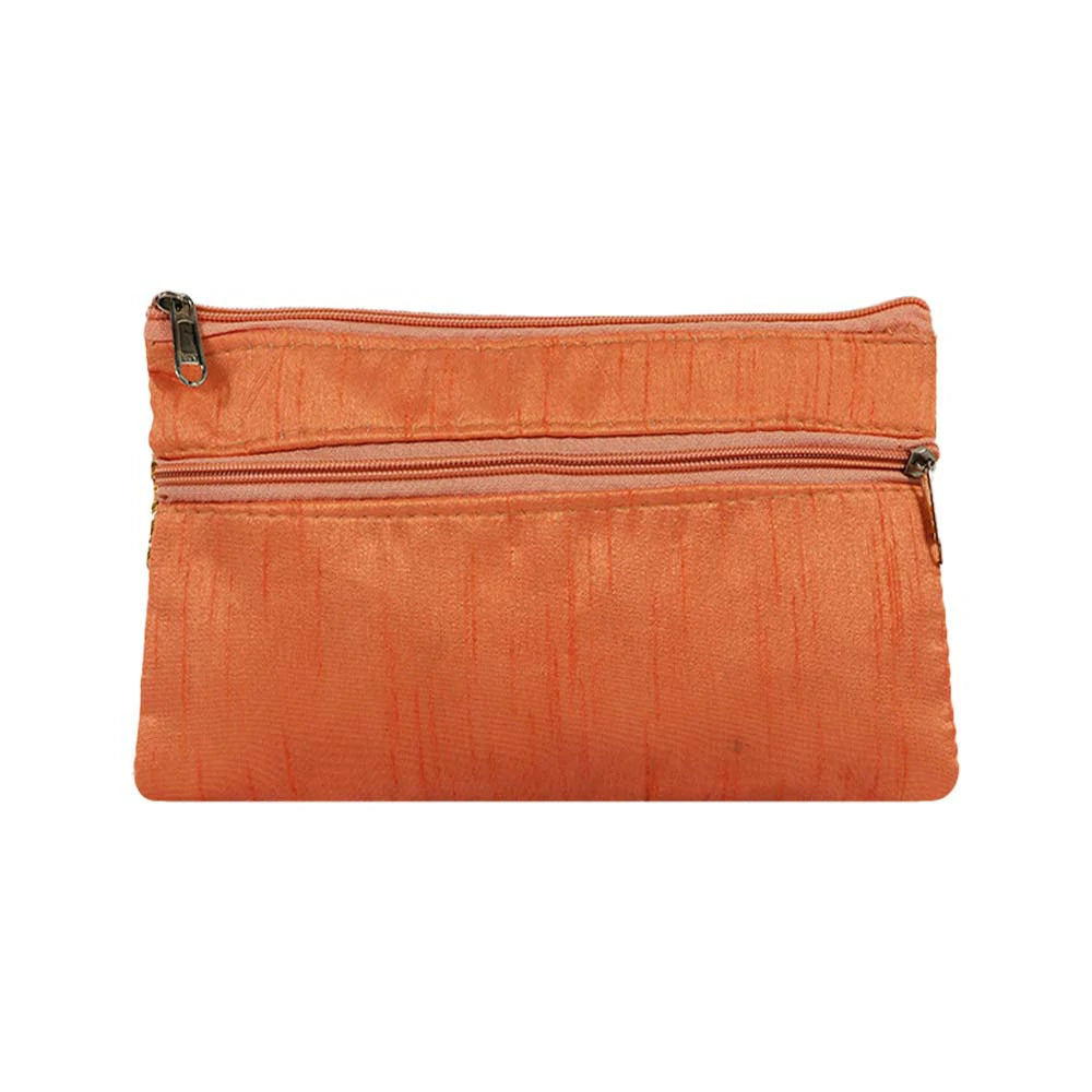 Embroidered Clutch Pouch for Women