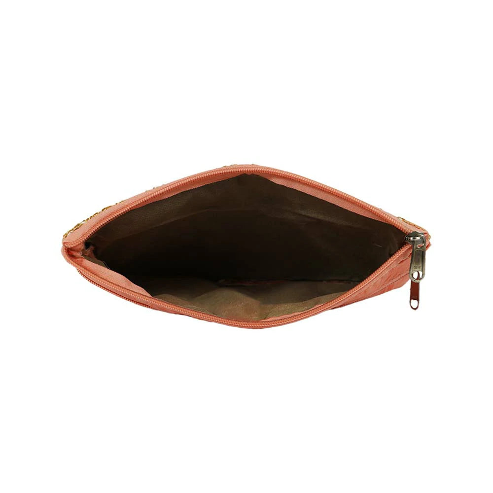 Embroidered Clutch Pouch for Women