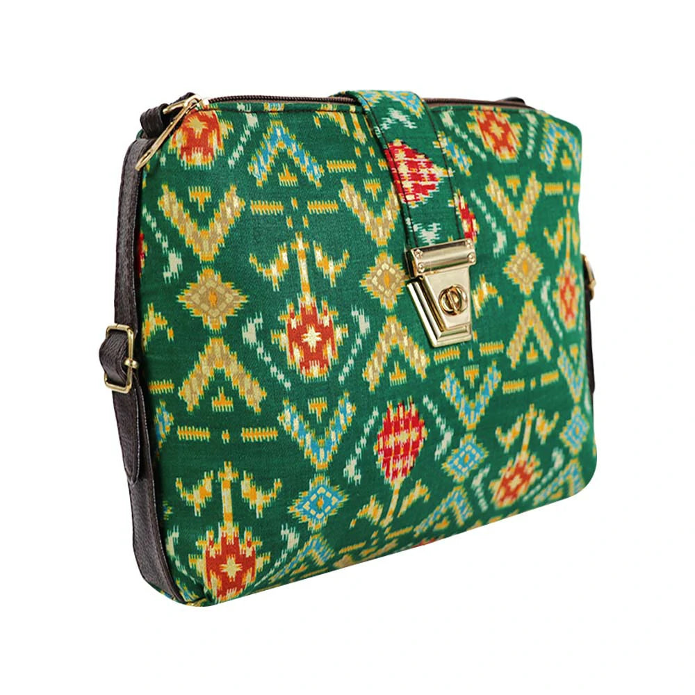 Printed Sling Bag for Women | Crossbody Handbag with Multiple Compartments | Stylish Daily Use Bag