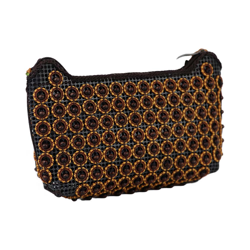Beaded Sling Pouch Bag