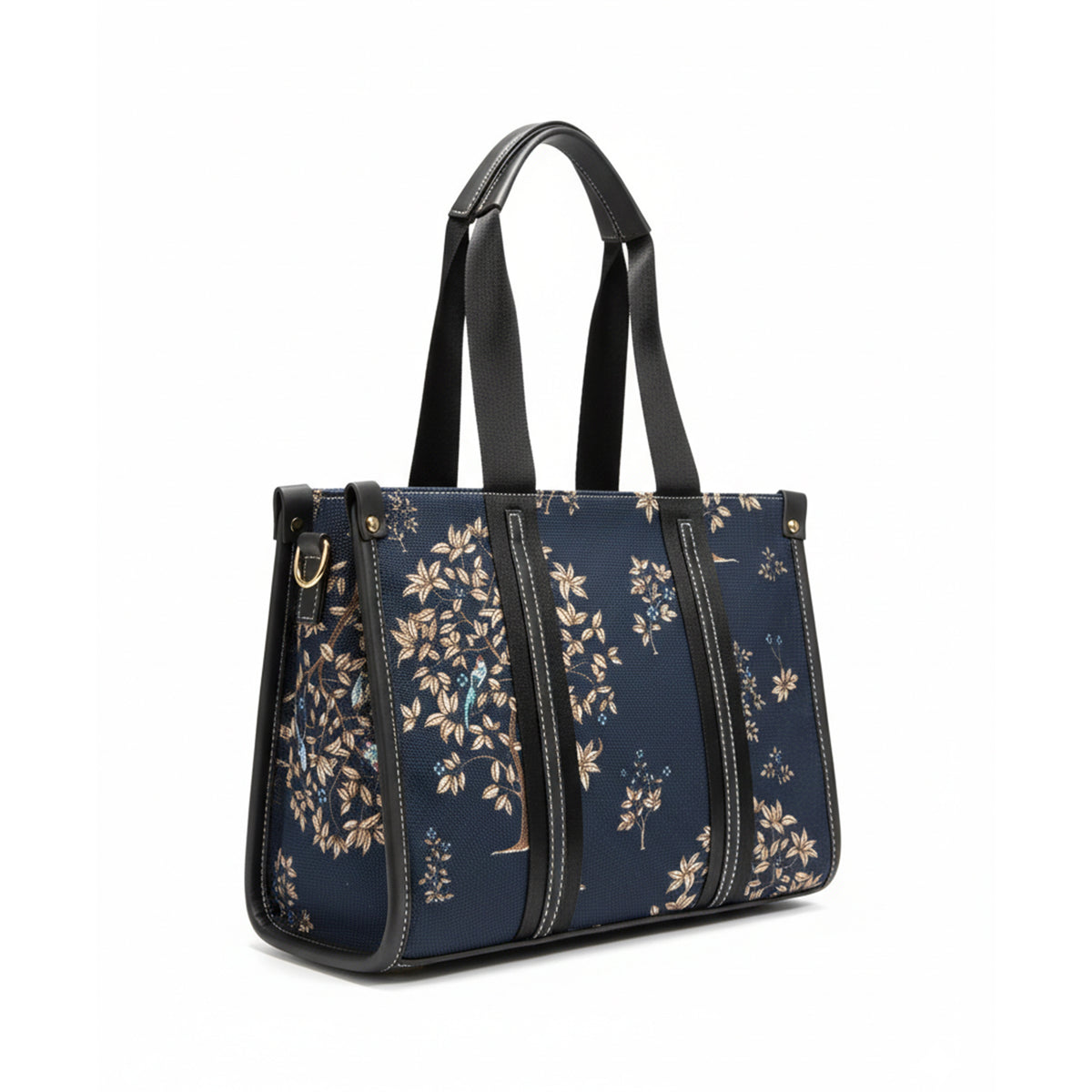 Structured  HandBag with Detachable Sling Strap