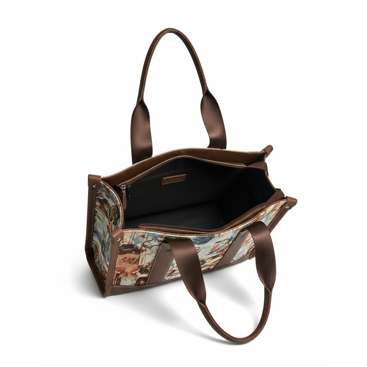 Structured  HandBag with Detachable Sling Strap