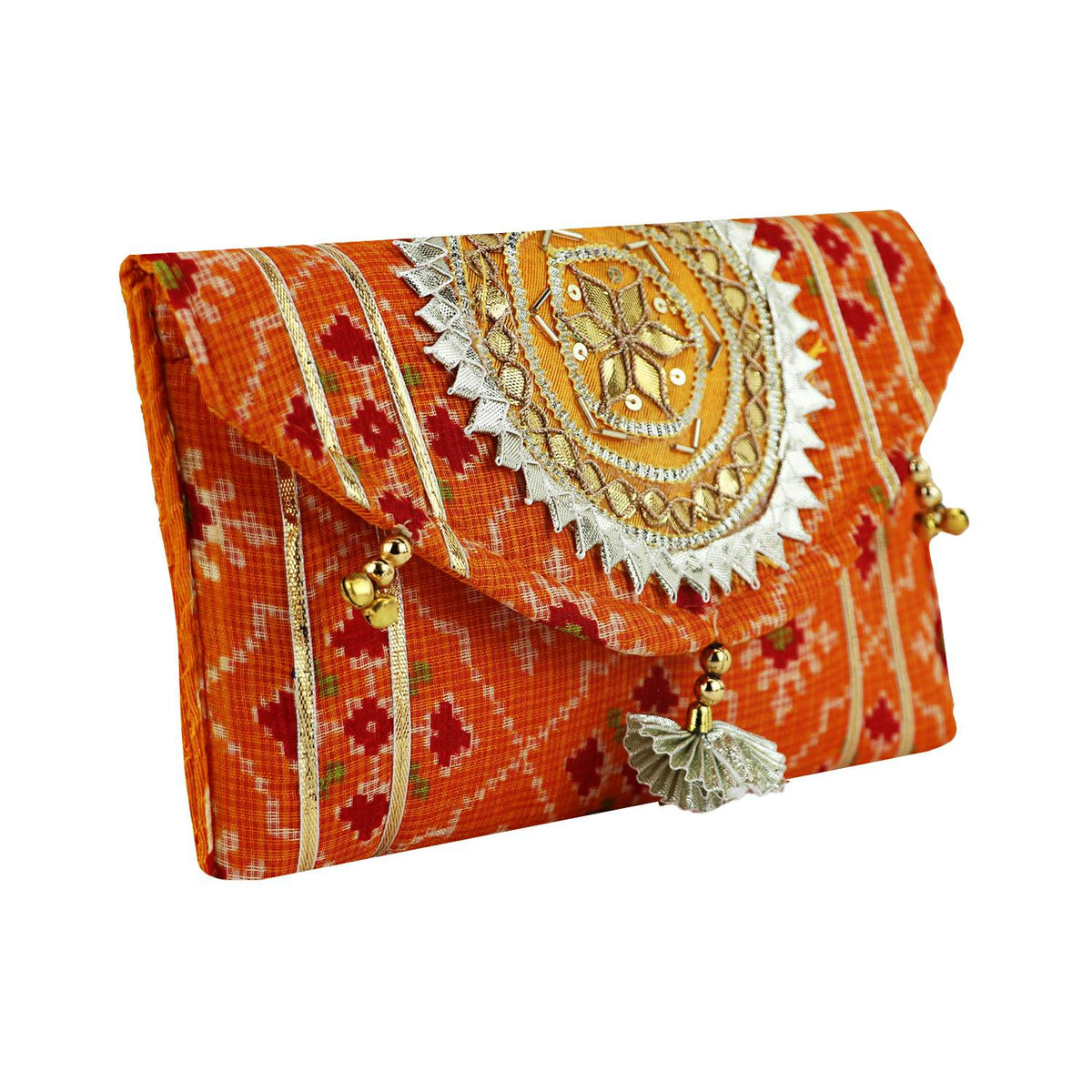 Women Embroidered Zipper Pouch