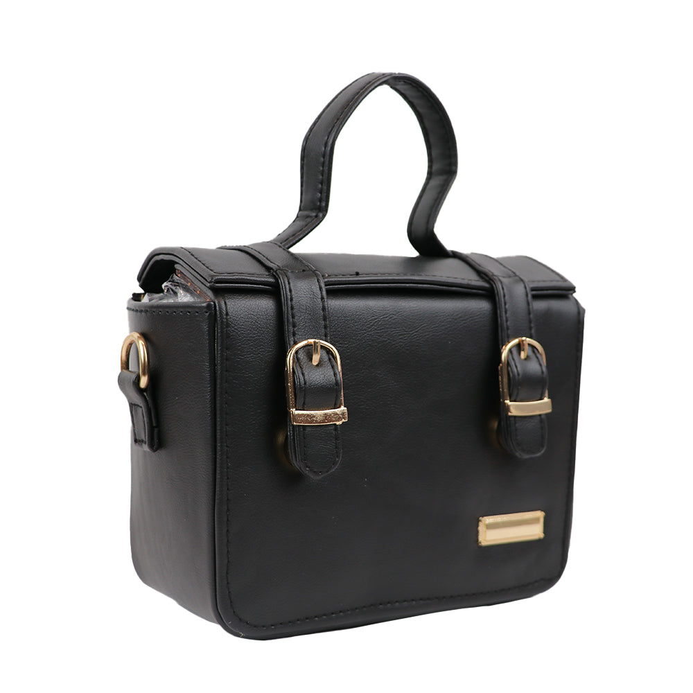 Satchel Handbag with Top Handle and Detachable Sling Strap Stylish