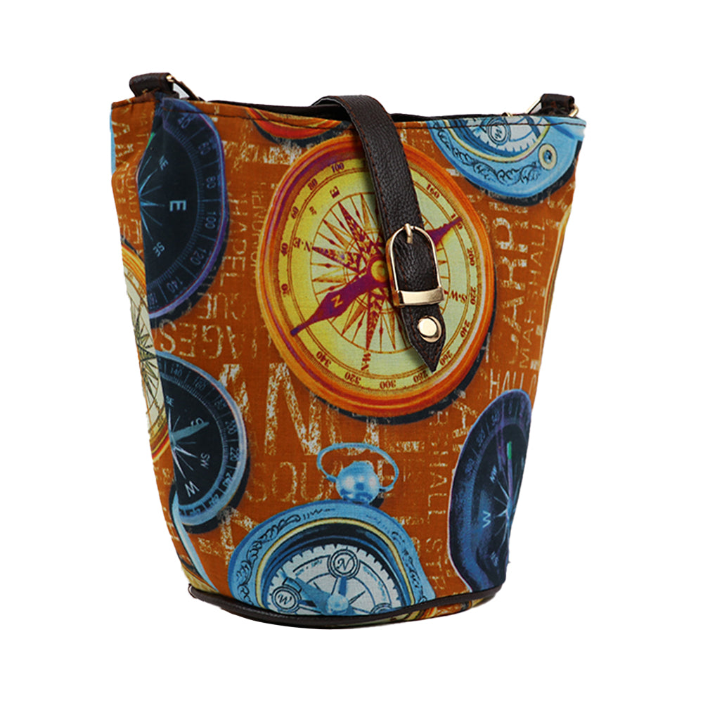 Printed Sling Bag for Women | Compact Crossbody Handbag with Multiple Compartments |