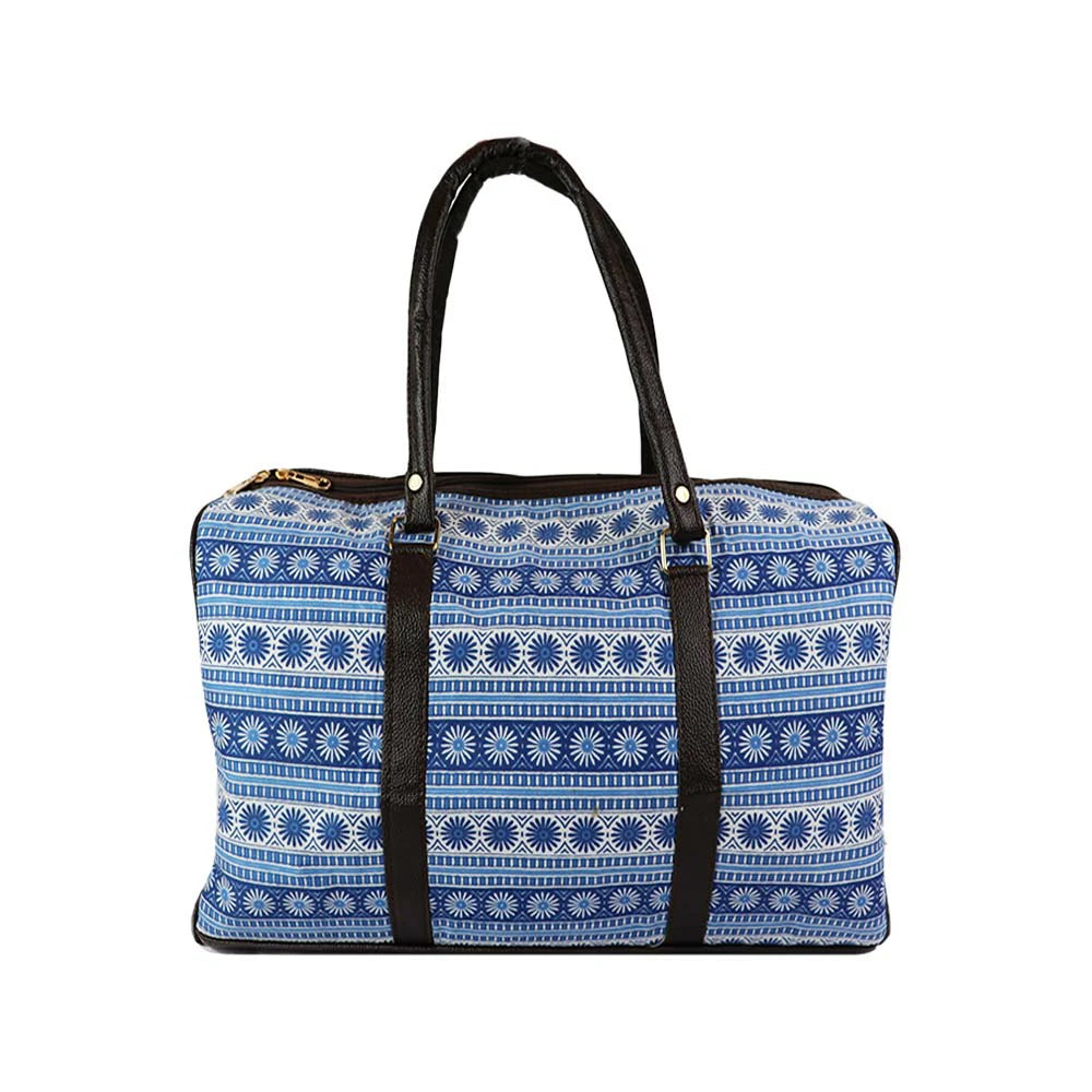 Travel Duffle Bag for Women | Spacious Weekend Bag with Shoulder Strap - Sky Blue