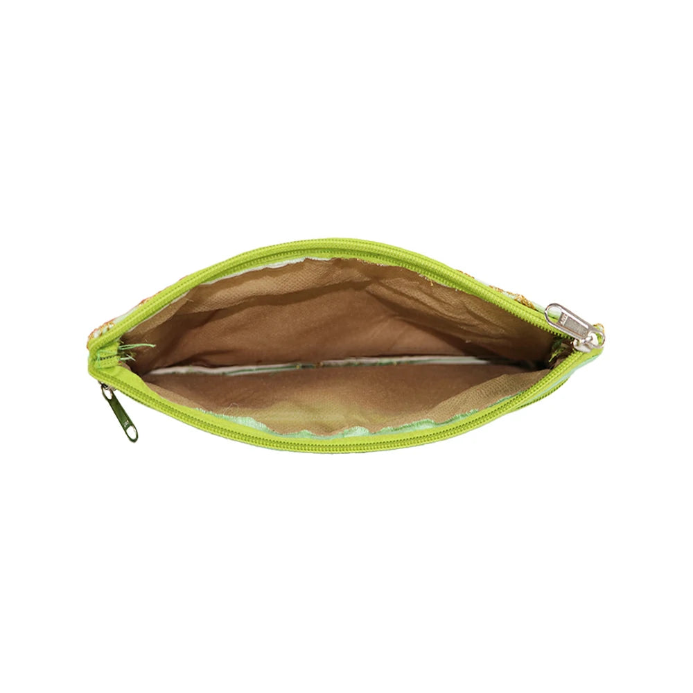 Embroidered Clutch Pouch for Women