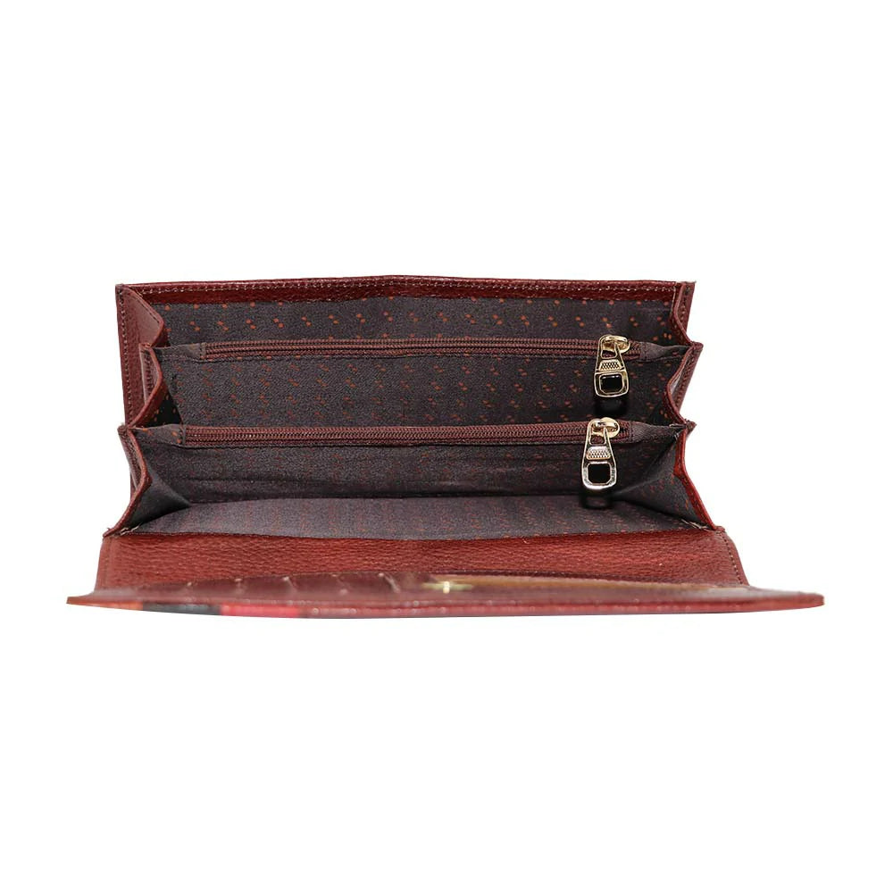 Women Long Wallet with Multiple Compartments