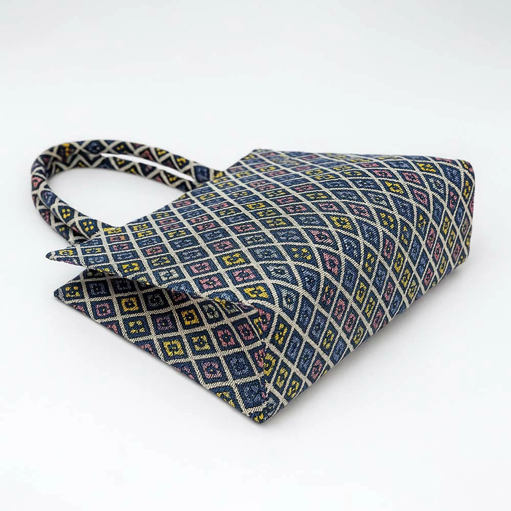 Monochrome Jungle Tapestry Tote Bag