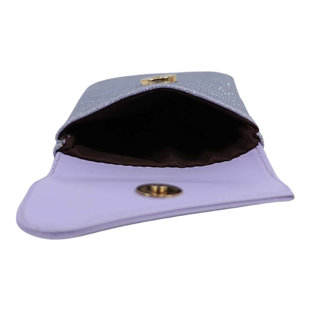 Sling Pouch with Heart Charm Accent