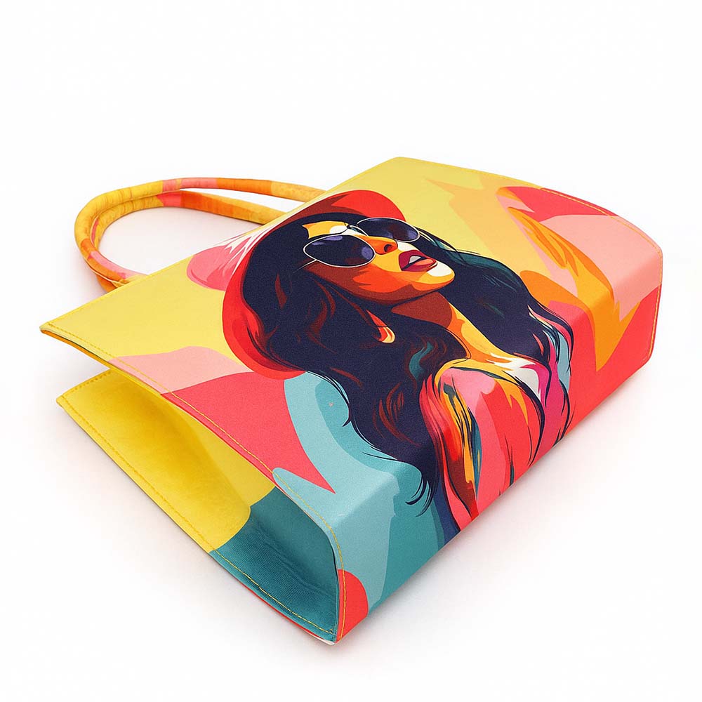 Tropical Printed Tote Bag
