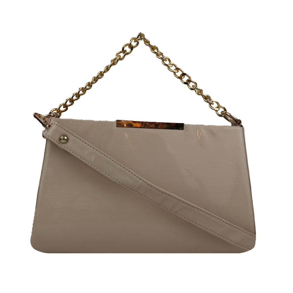 Sling Bag with Gold Chain Strap Stylish Party